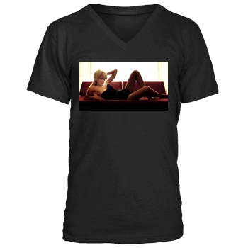 Jessica Alba Men's V-Neck T-Shirt