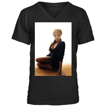 Jessica Alba Men's V-Neck T-Shirt