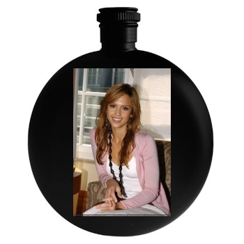 Jessica Alba Round Flask