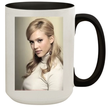 Jessica Alba 15oz Colored Inner & Handle Mug