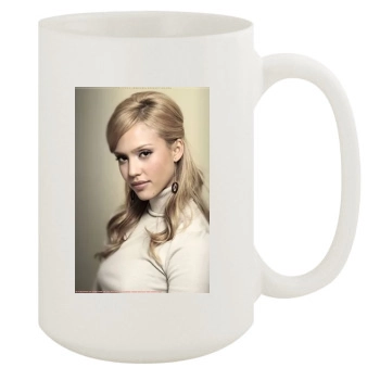 Jessica Alba 15oz White Mug