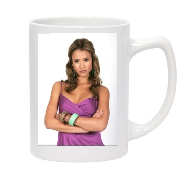 Jessica Alba 14oz White Statesman Mug