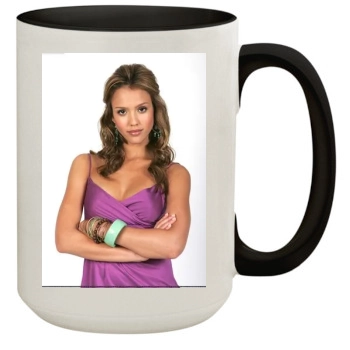 Jessica Alba 15oz Colored Inner & Handle Mug