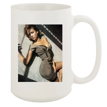 Jessica Alba 15oz White Mug