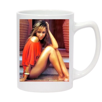 Jessica Alba 14oz White Statesman Mug