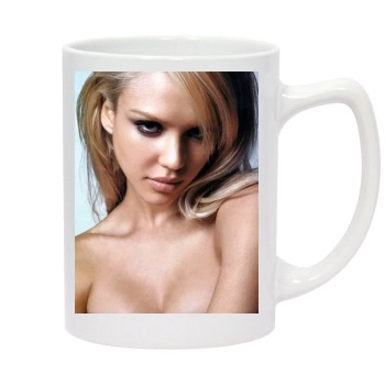 Jessica Alba 14oz White Statesman Mug