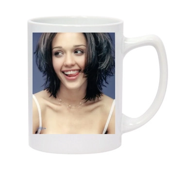 Jessica Alba 14oz White Statesman Mug