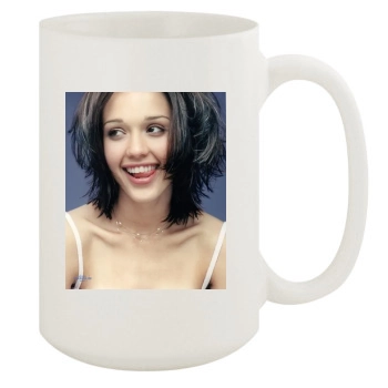 Jessica Alba 15oz White Mug