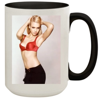 Jessica Alba 15oz Colored Inner & Handle Mug