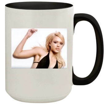 Jessica Alba 15oz Colored Inner & Handle Mug