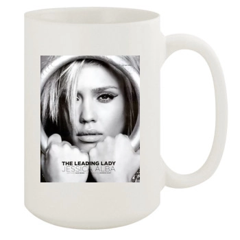 Jessica Alba 15oz White Mug