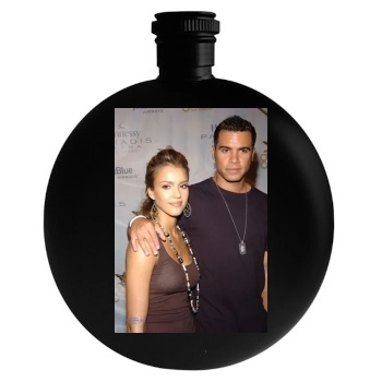 Jessica Alba Round Flask