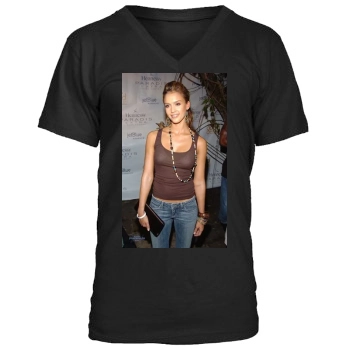 Jessica Alba Men's V-Neck T-Shirt