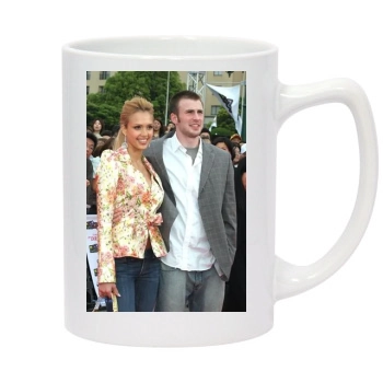 Jessica Alba 14oz White Statesman Mug