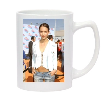 Jessica Alba 14oz White Statesman Mug