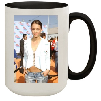 Jessica Alba 15oz Colored Inner & Handle Mug