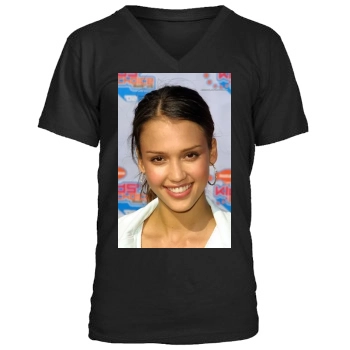 Jessica Alba Men's V-Neck T-Shirt