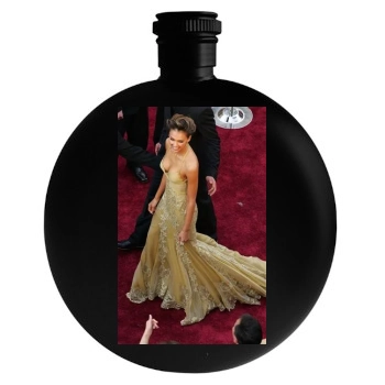 Jessica Alba Round Flask