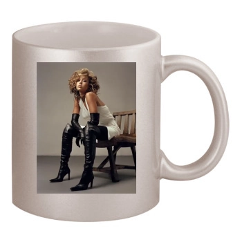 Jessica Alba 11oz Metallic Silver Mug