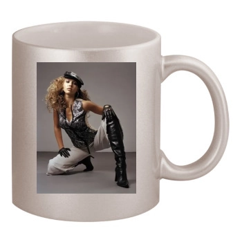 Jessica Alba 11oz Metallic Silver Mug