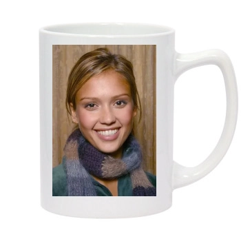 Jessica Alba 14oz White Statesman Mug