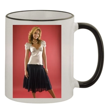 Jessica Alba 11oz Colored Rim & Handle Mug