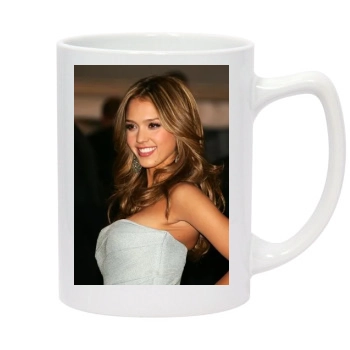 Jessica Alba 14oz White Statesman Mug