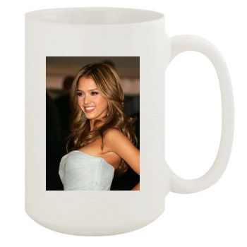 Jessica Alba 15oz White Mug