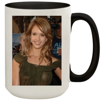 Jessica Alba 15oz Colored Inner & Handle Mug