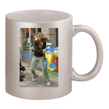 Jessica Alba 11oz Metallic Silver Mug