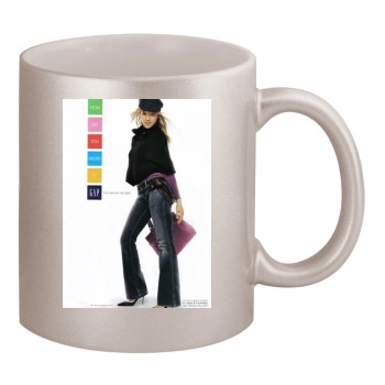 Jessica Alba 11oz Metallic Silver Mug