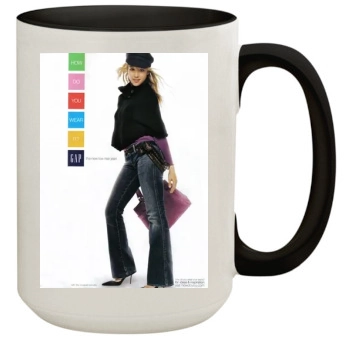 Jessica Alba 15oz Colored Inner & Handle Mug