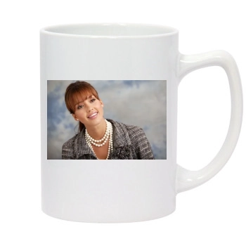 Jessica Alba 14oz White Statesman Mug