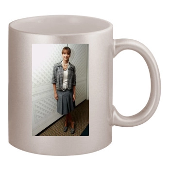 Jessica Alba 11oz Metallic Silver Mug