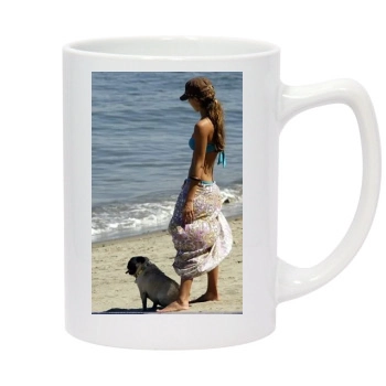 Jessica Alba 14oz White Statesman Mug