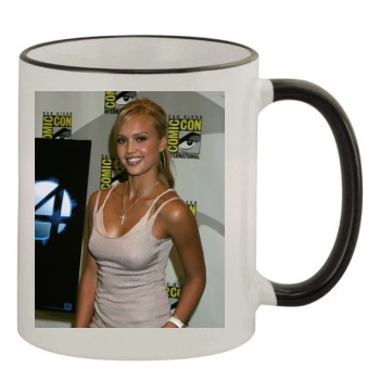 Jessica Alba 11oz Colored Rim & Handle Mug