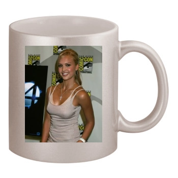 Jessica Alba 11oz Metallic Silver Mug