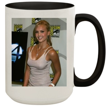 Jessica Alba 15oz Colored Inner & Handle Mug