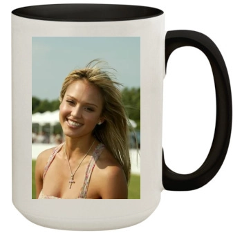 Jessica Alba 15oz Colored Inner & Handle Mug