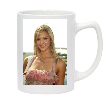 Jessica Alba 14oz White Statesman Mug