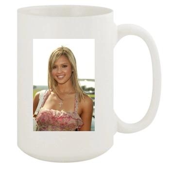 Jessica Alba 15oz White Mug