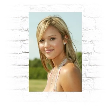 Jessica Alba Metal Wall Art