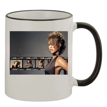 Jessica Alba 11oz Colored Rim & Handle Mug