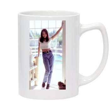 Jessica Alba 14oz White Statesman Mug