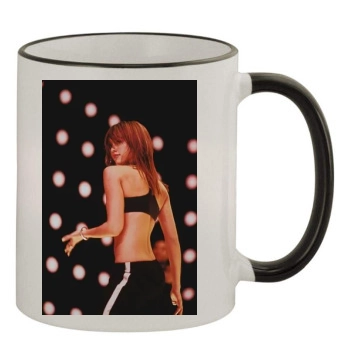 Jessica Alba 11oz Colored Rim & Handle Mug