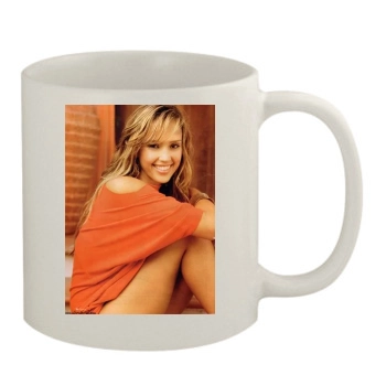 Jessica Alba 11oz White Mug