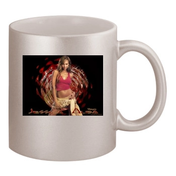 Jessica Alba 11oz Metallic Silver Mug