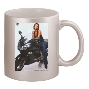 Jessica Alba 11oz Metallic Silver Mug