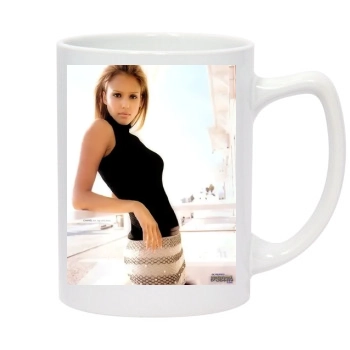 Jessica Alba 14oz White Statesman Mug