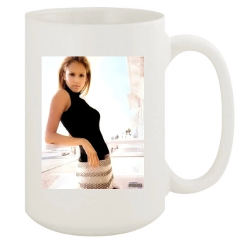 Jessica Alba 15oz White Mug